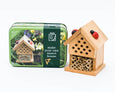 Make your own insect house with the keepsake tin and built house.