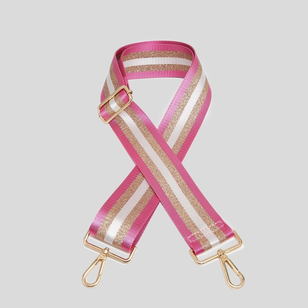 Bag Strap Fuschia Gold Emporium Gift Shop - Main Image