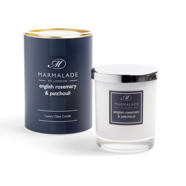 English Rosemary & Patchouli Luxury Candle
