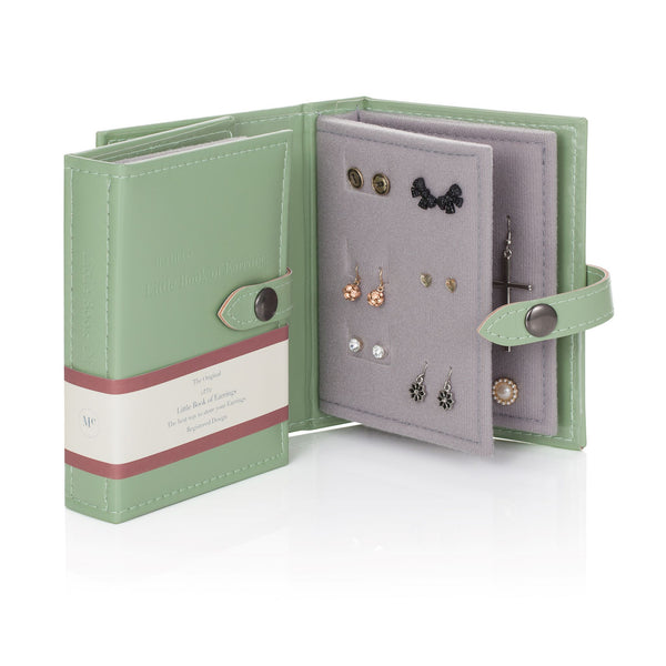 Mini Little Book of Earrings - Green