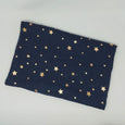 Navy Scarf with Copper Stars